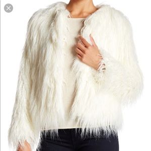 baciano by bacci furry jacket -nvr worn w tags